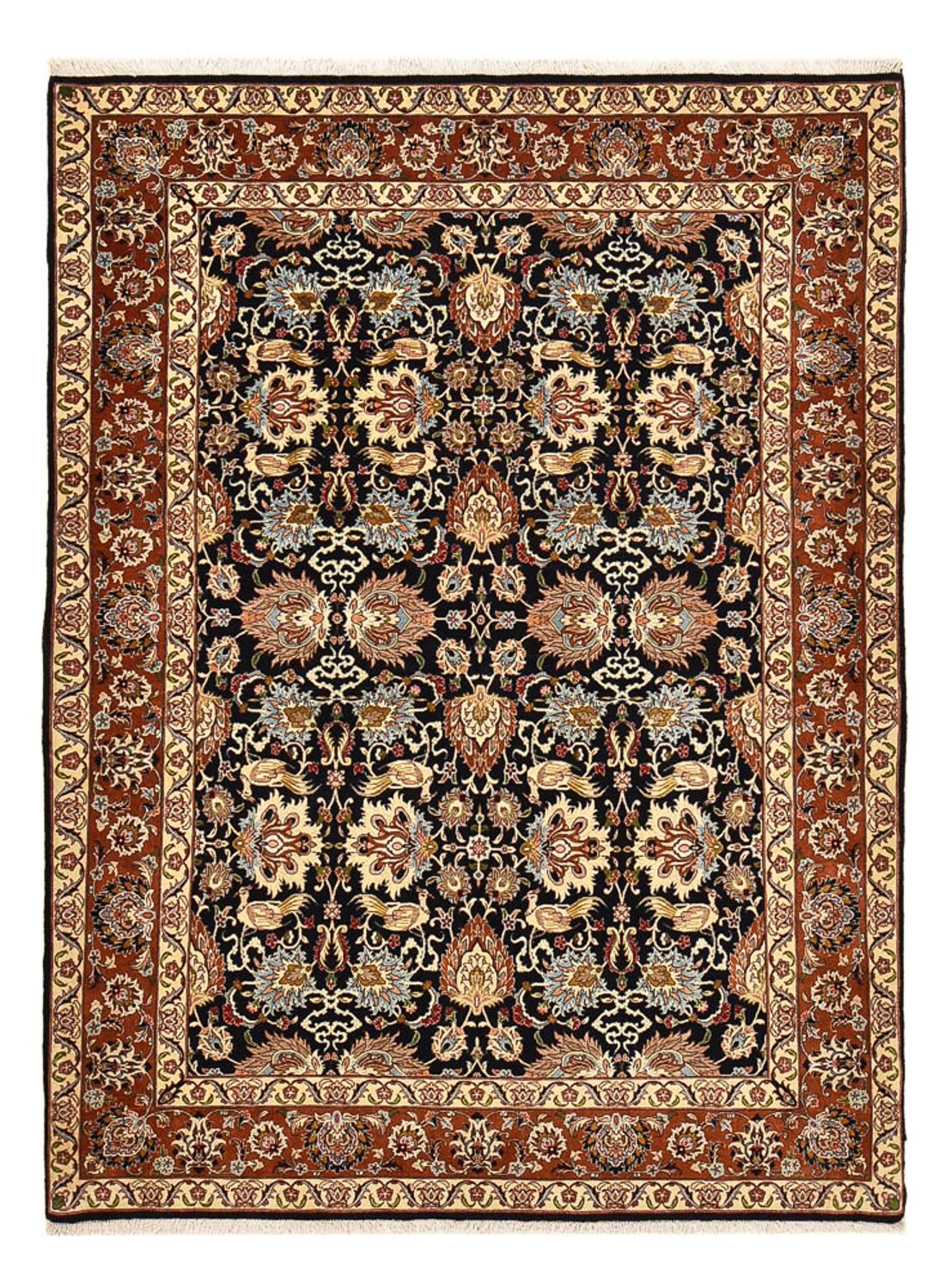 Perzisch tapijt - Bijar - 237 x 178 cm - donkerblauw
