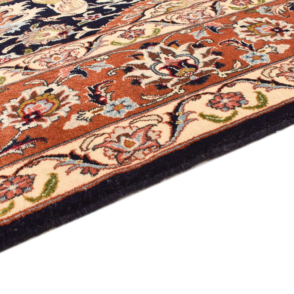 Perzisch tapijt - Bijar - 237 x 178 cm - donkerblauw