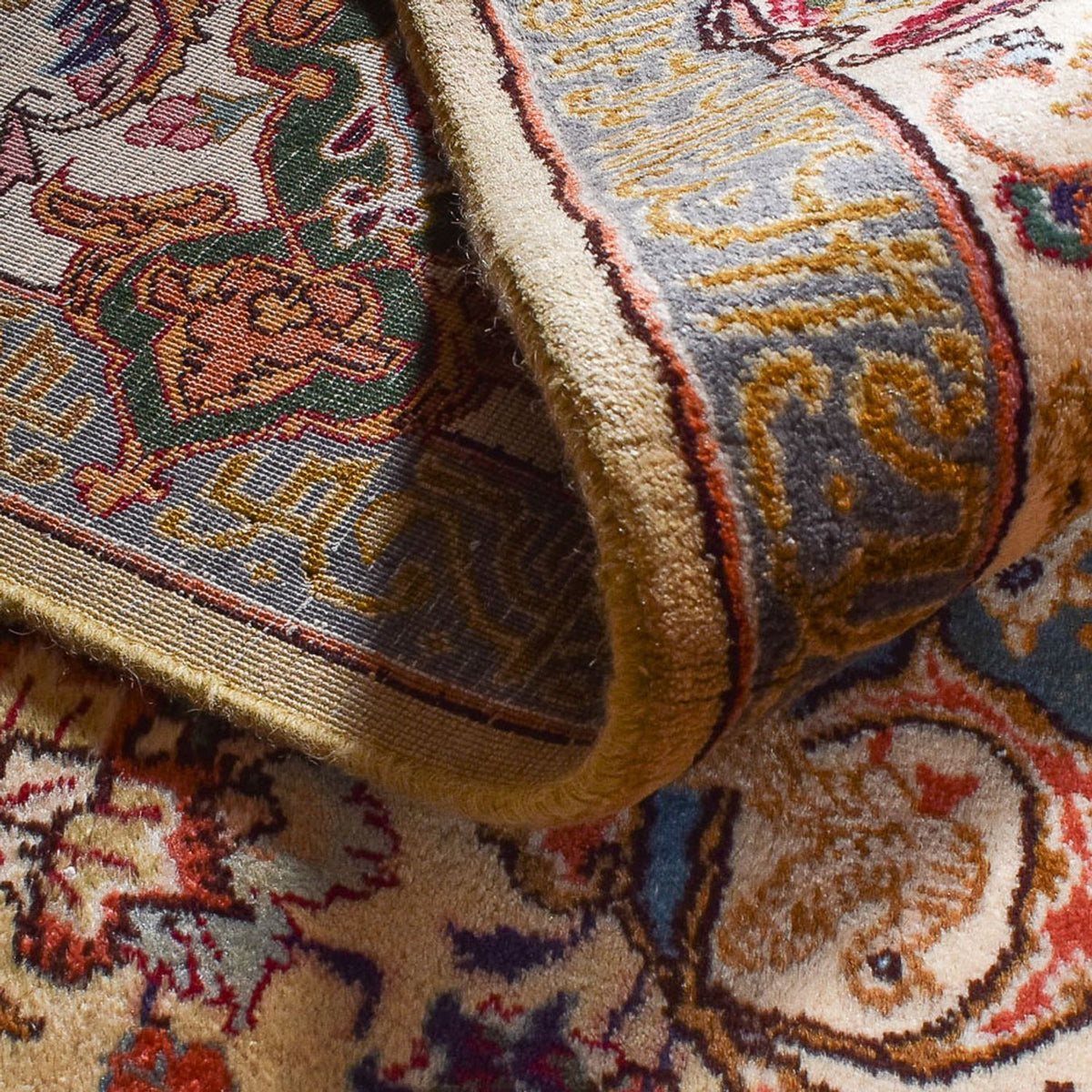 Perzisch tapijt - Keshan - 334 x 240 cm - zand