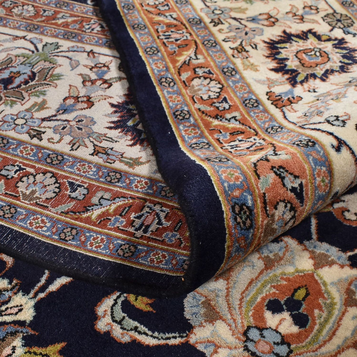 Perzisch tapijt - Klassiek - Koninklijke - 390 x 294 cm - donkerblauw