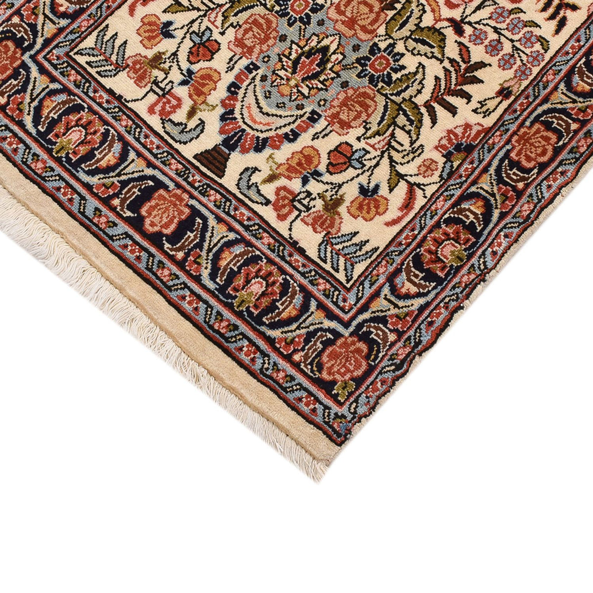 Loper Perzisch tapijt - Bijar - 314 x 55 cm - beige