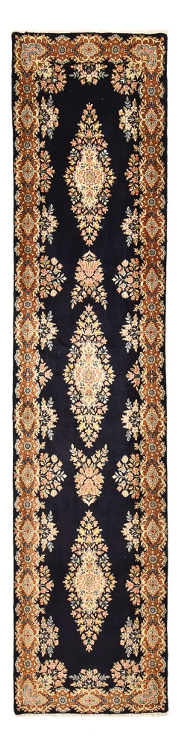 Loper Perzisch tapijt - Royal - 415 x 96 cm - donkerblauw