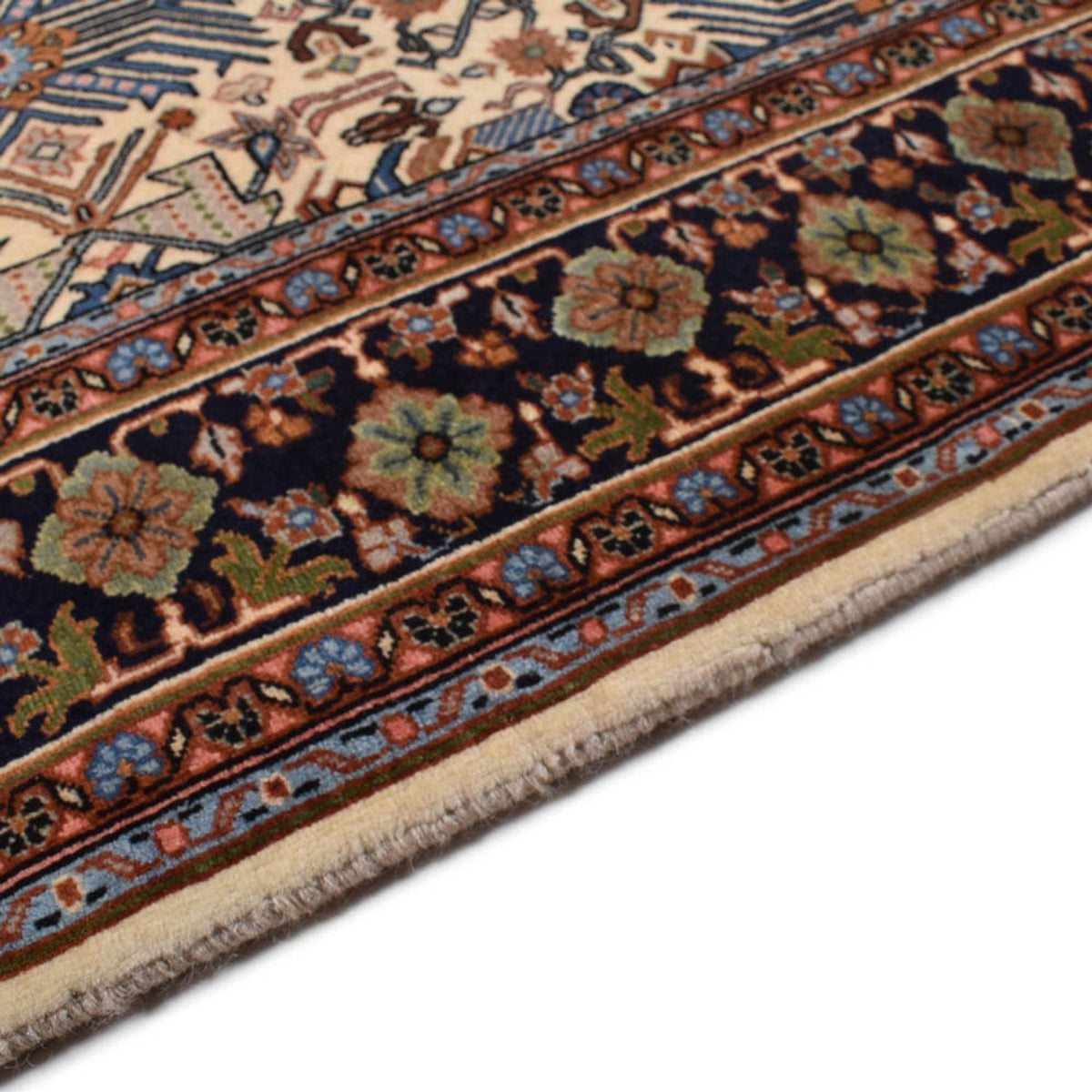 Sarouk Tapijt 130x197cm - Perzisch tapijt - licht beige