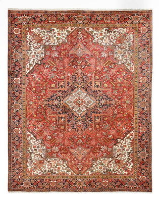 Perzisch Tapijt - Nomadisch - 377 x 297 cm - rood