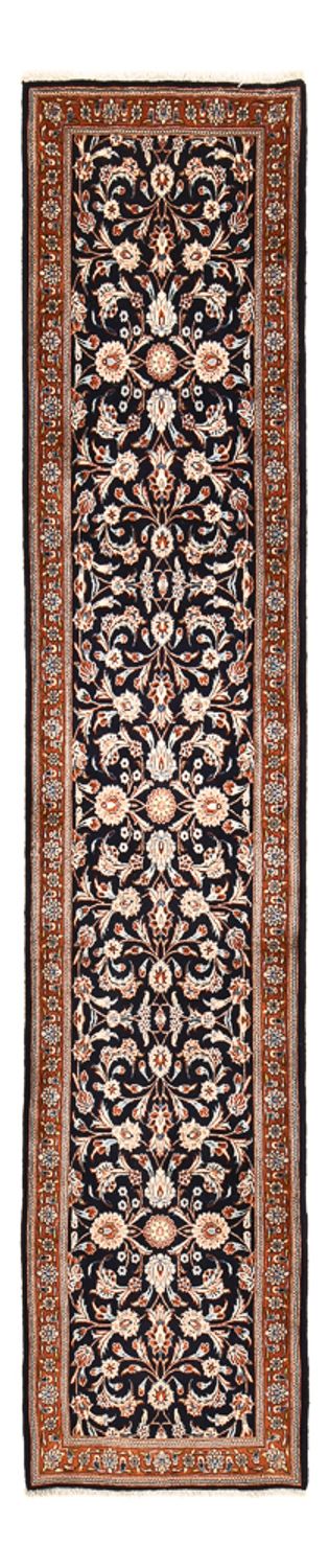 Loper Perzisch tapijt - Keshan - 338 x 78 cm - donkerblauw