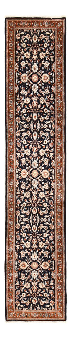 Loper Perzisch tapijt - Keshan - 338 x 78 cm - donkerblauw