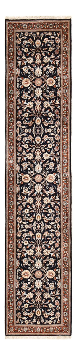 Loper Perzisch tapijt - Keshan - 338 x 75 cm - donkerblauw