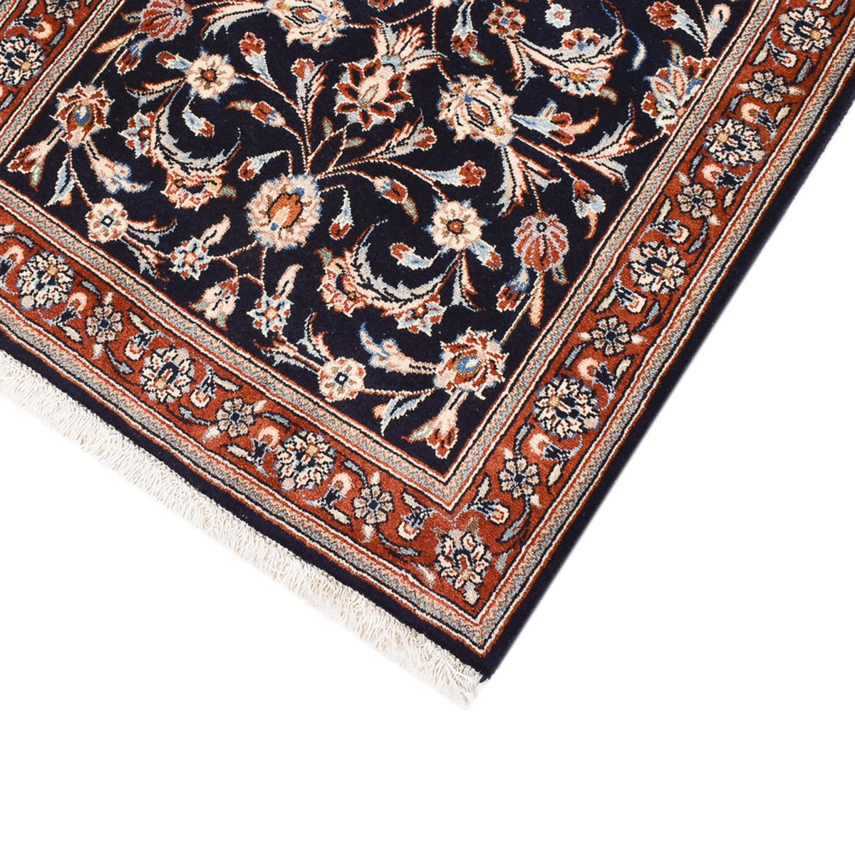 Loper Perzisch tapijt - Keshan - 338 x 75 cm - donkerblauw