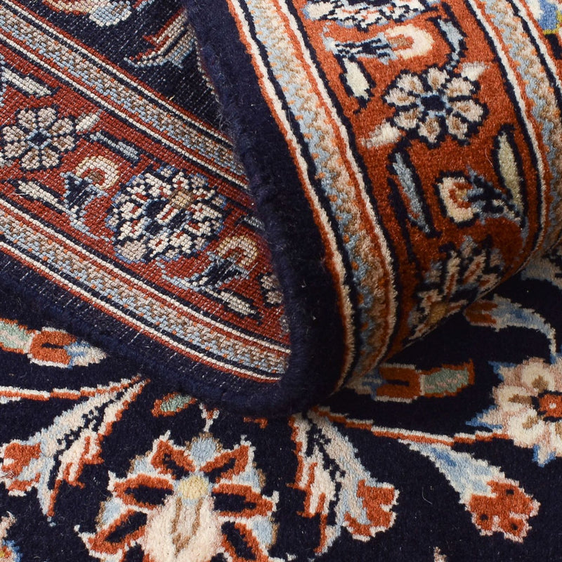 Loper Perzisch tapijt - Keshan - 338 x 75 cm - donkerblauw