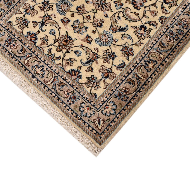 Loper Perzisch tapijt - Keshan - 373 x 79 cm - beige