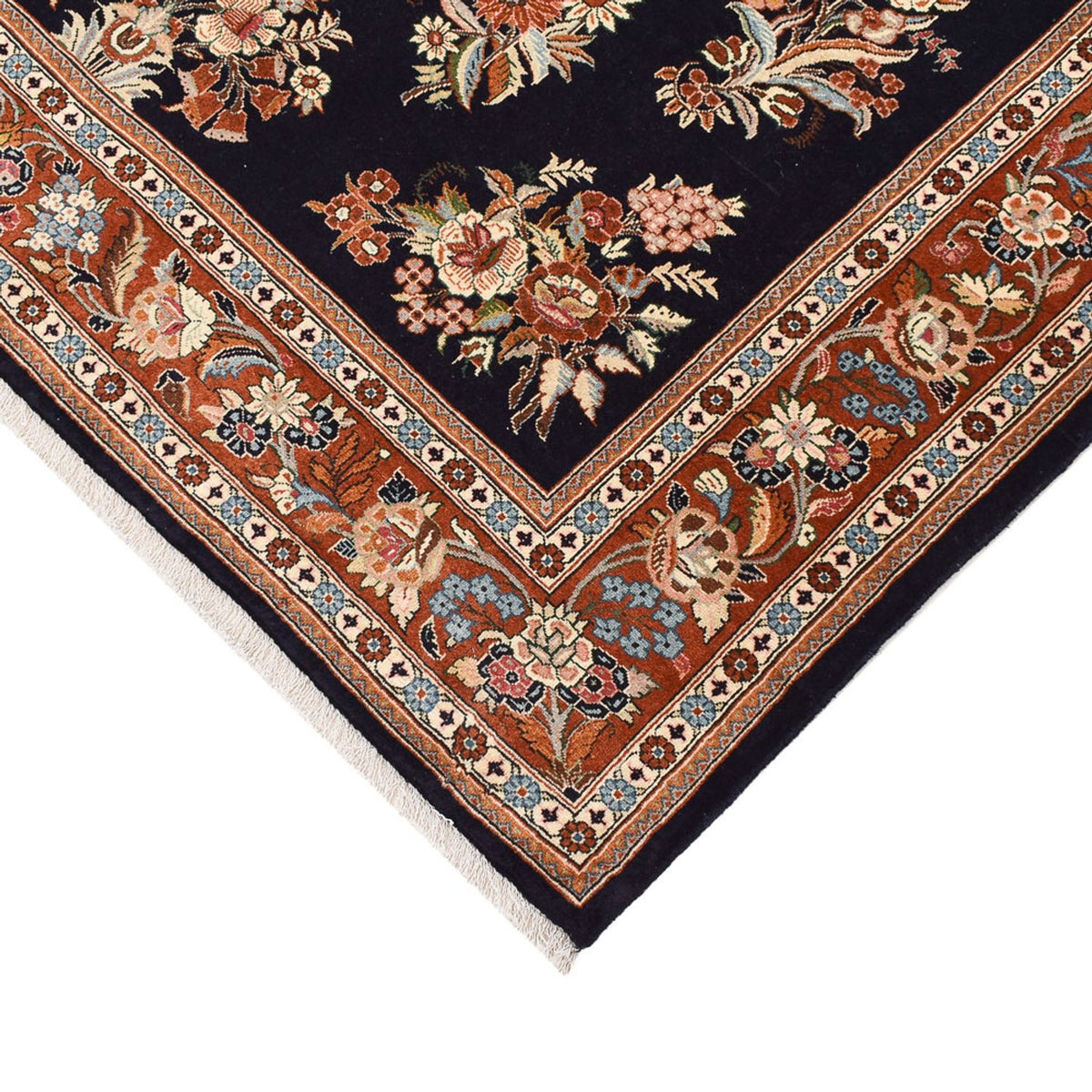 Perzisch tapijt - Klassiek - 228 x 180 cm - donkerblauw