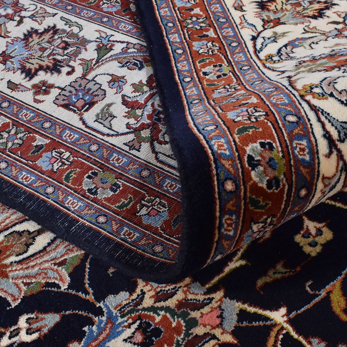 Perzisch tapijt - Klassiek - Koninklijke - 340 x 244 cm - donkerblauw