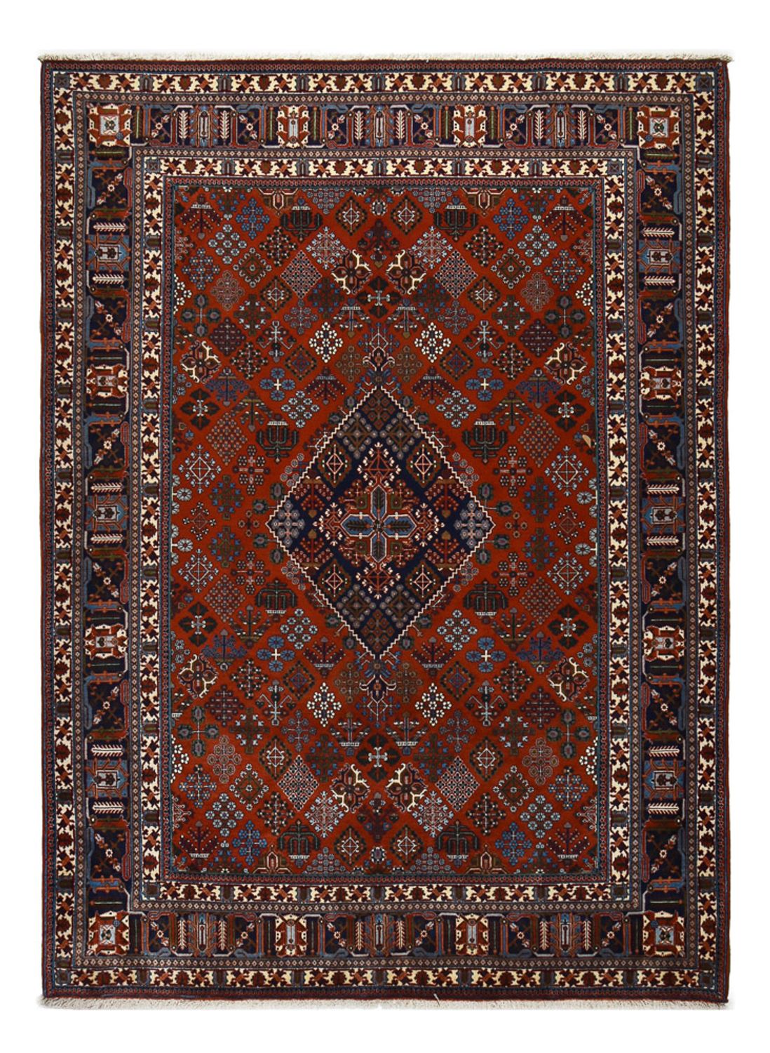 Perzisch tapijt - Bijar - 298 x 217 cm - donkerrood