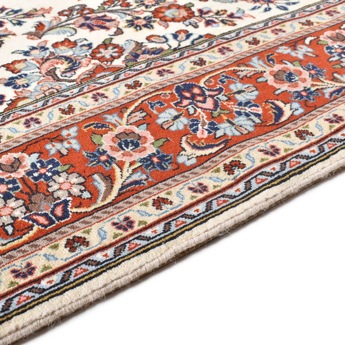 Sarouk Tapijt 136x213cm - Perzisch tapijt - crème