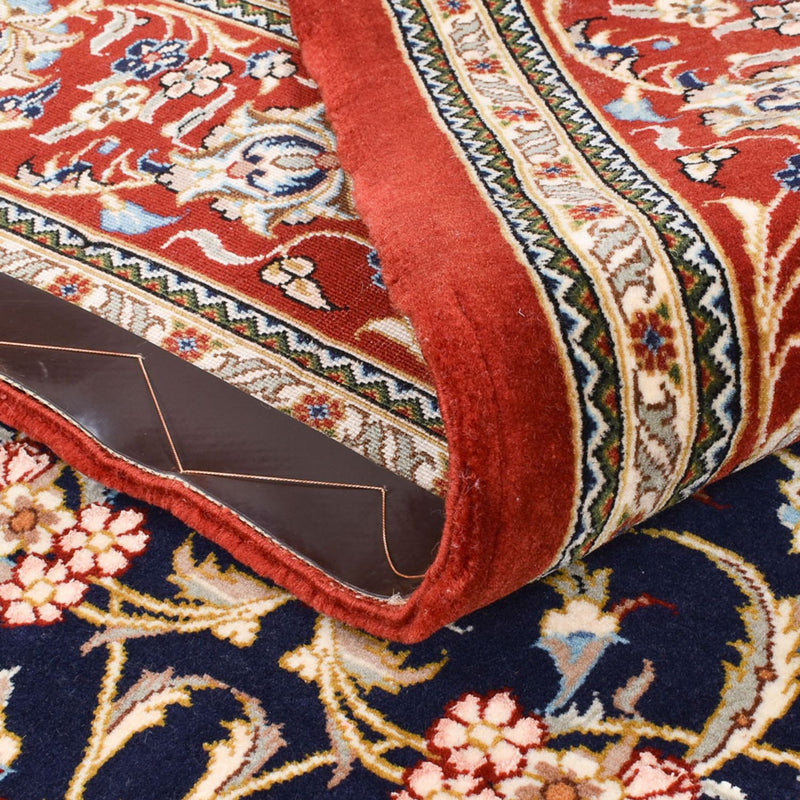 Perzisch tapijt - Ghom - Koninklijk - 204 x 133 cm - donkerblauw