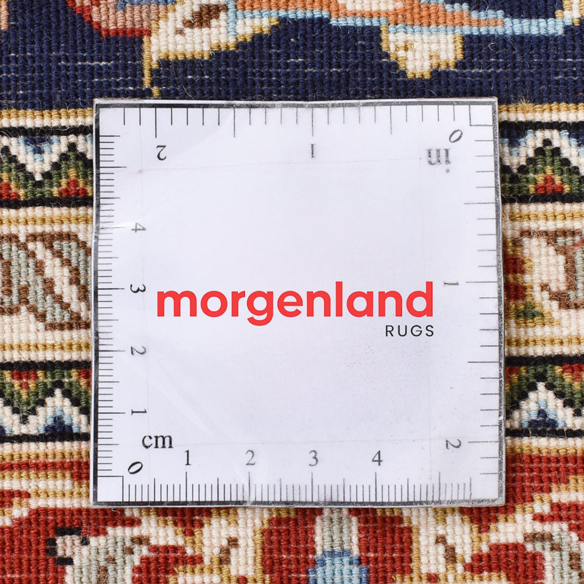 Perzisch tapijt - Ghom - Koninklijk - 204 x 133 cm - donkerblauw