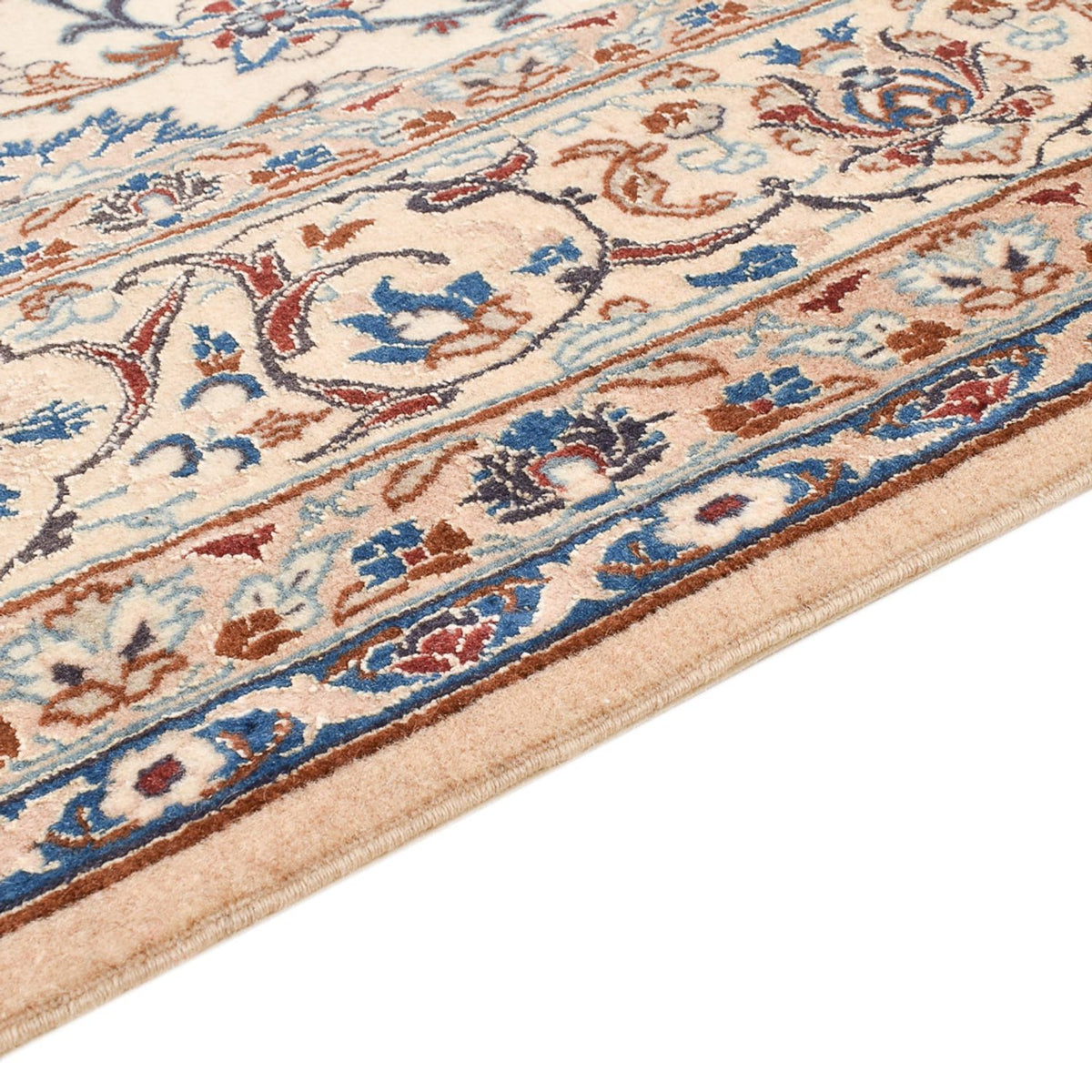 Nain - 6La Tapijt 136x214cm - Perzisch tapijt - beige