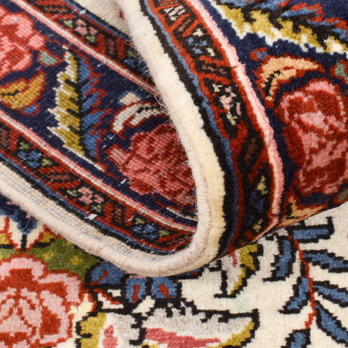 Loper Perzisch tapijt - Bijar - 317 x 57 cm - beige