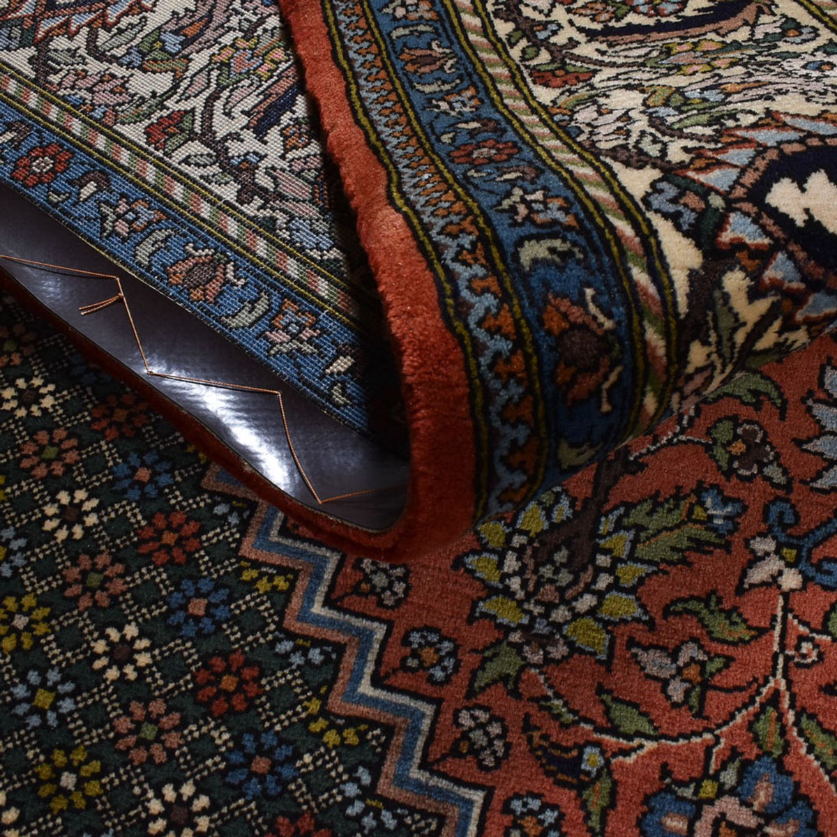 Perzisch Tapijt - Nomadisch - 300 x 208 cm - donkergroen