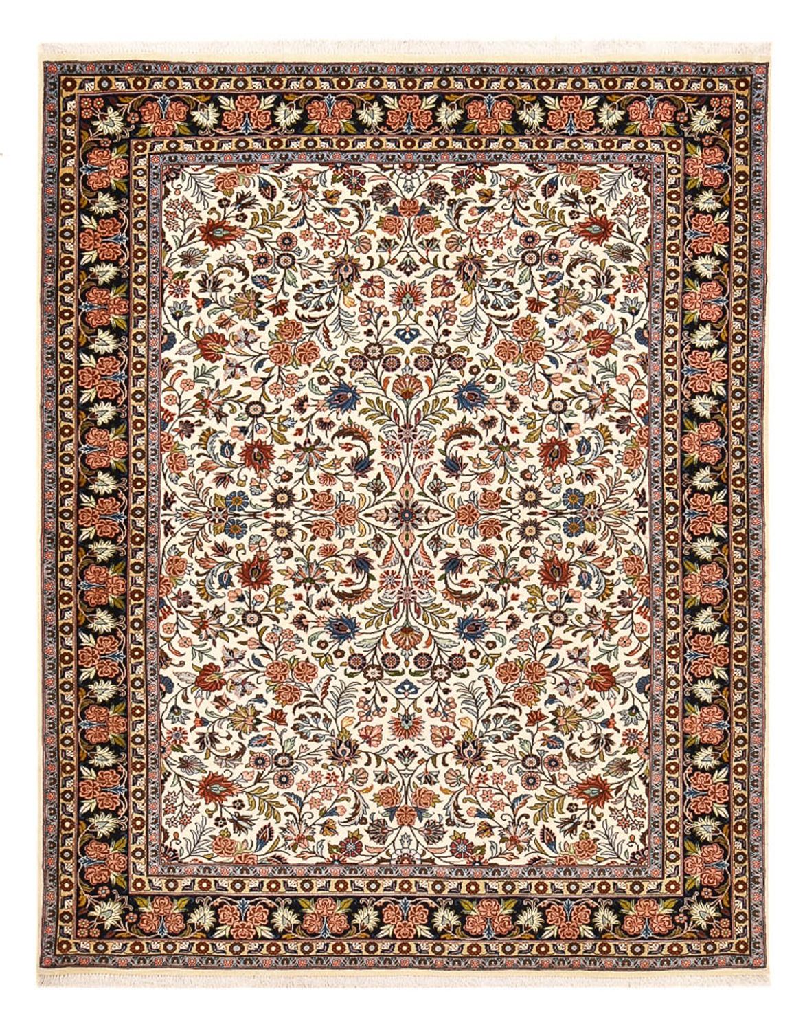 Perzisch tapijt - Bijar - 233 x 178 cm - licht beige