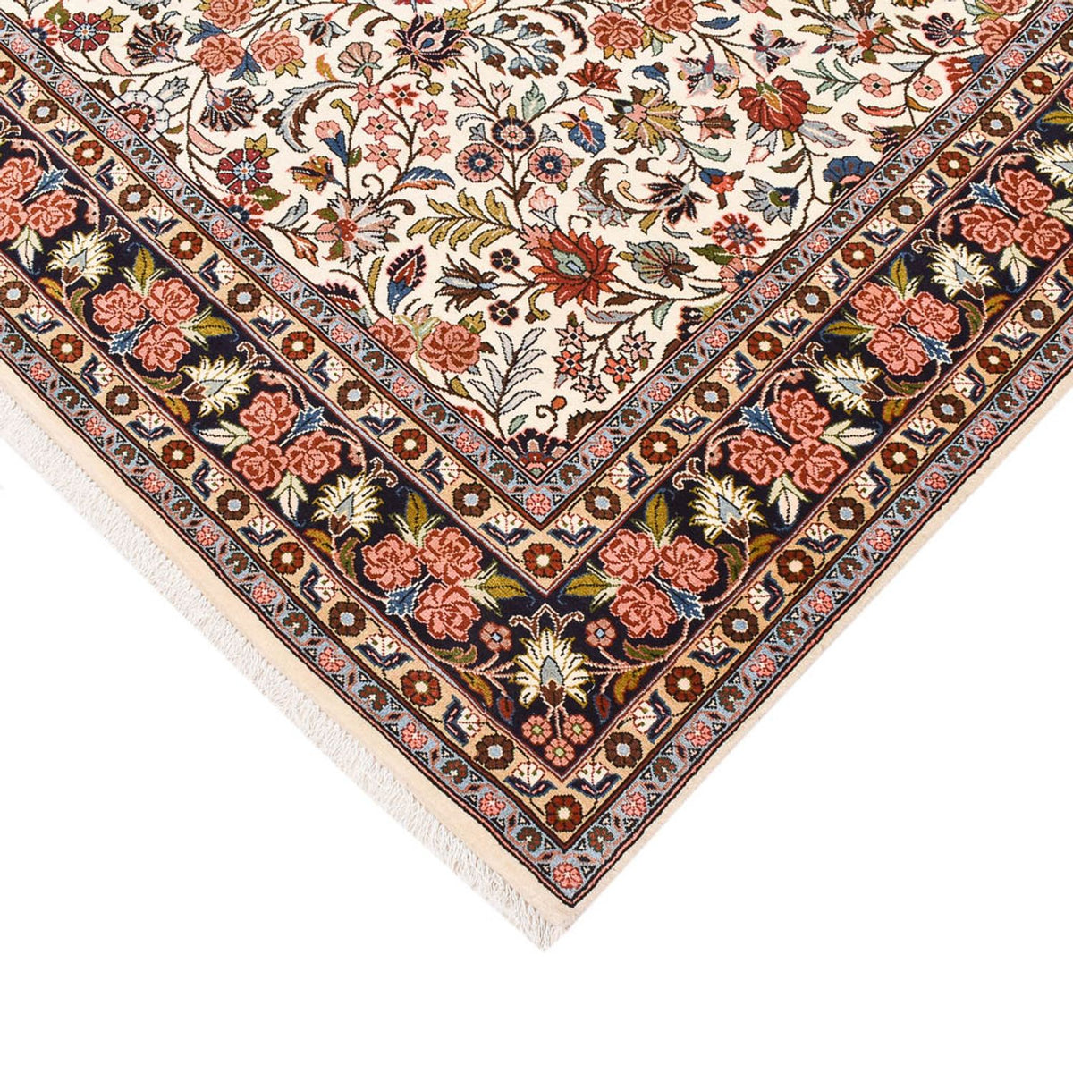 Perzisch tapijt - Bijar - 233 x 178 cm - licht beige