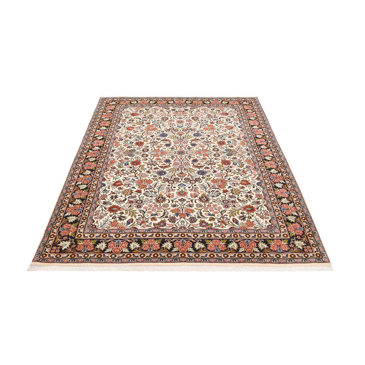 Perzisch tapijt - Bijar - 233 x 178 cm - licht beige