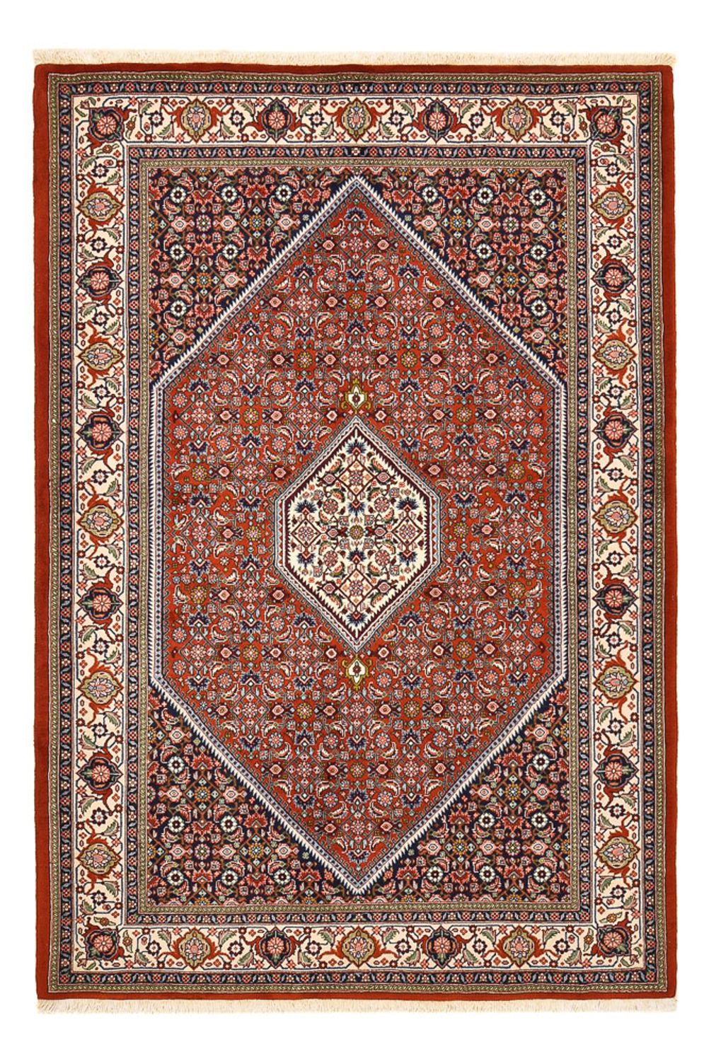 Perzisch tapijt - Bijar - 209 x 141 cm - roest