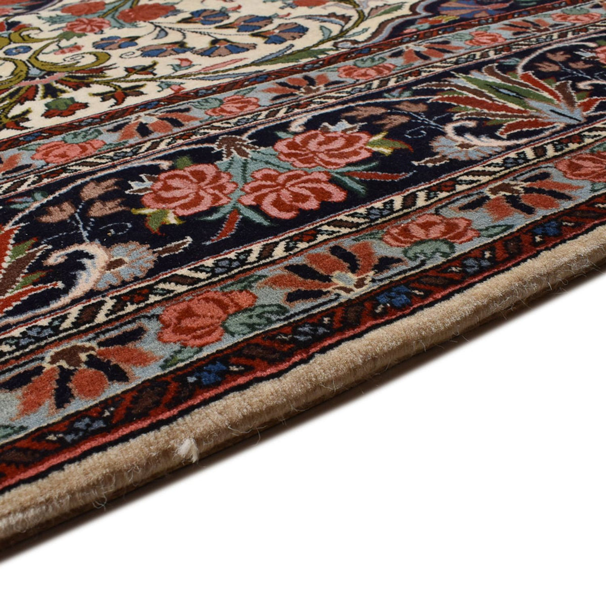 Perzisch tapijt - Bijar - 298 x 203 cm - licht beige