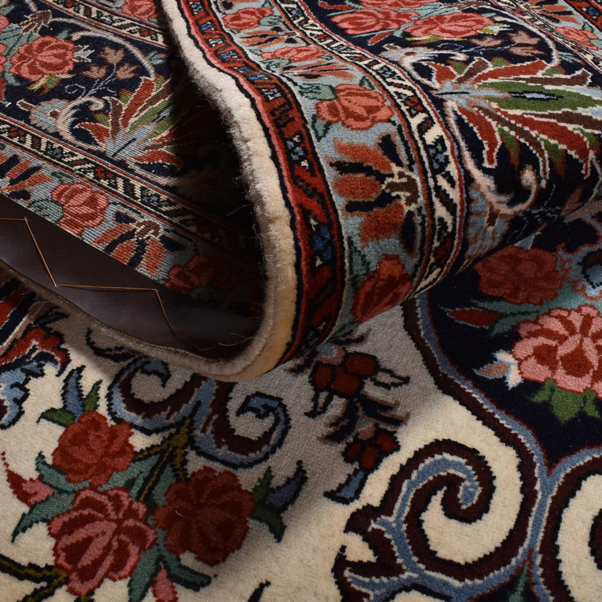 Perzisch tapijt - Bijar - 298 x 203 cm - licht beige