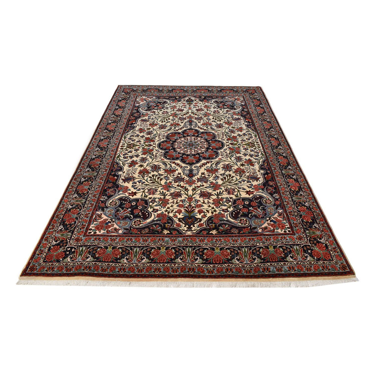 Perzisch tapijt - Bijar - 298 x 203 cm - licht beige