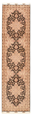 Loper Perzisch tapijt - Tabriz - Royal - 305 x 80 cm - licht beige
