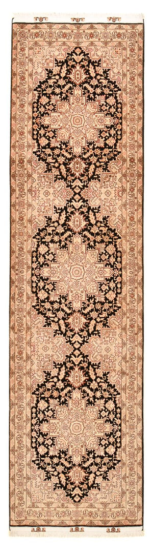 Loper Perzisch tapijt - Tabriz - Royal - 305 x 80 cm - licht beige
