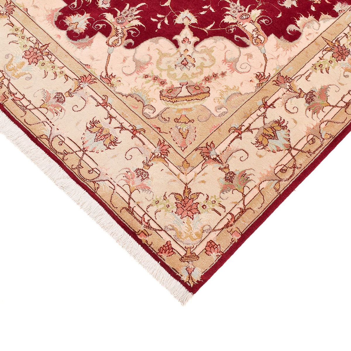 Perzisch tapijt - Tabriz - Royal - 191 x 148 cm - rood