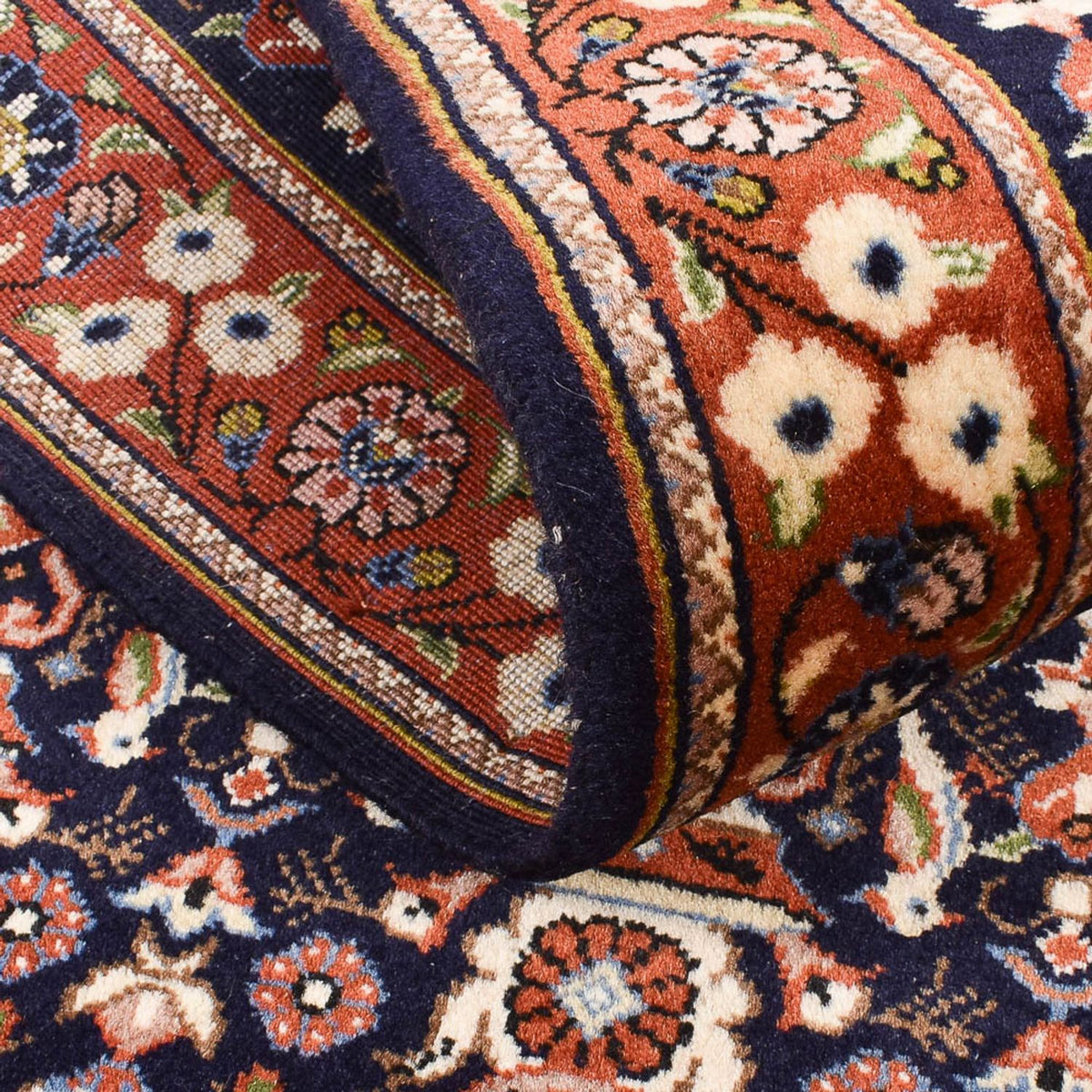 Loper Gabbeh Tapijt - Kashkuli Perzisch - 202 x 81 cm - donkerblauw