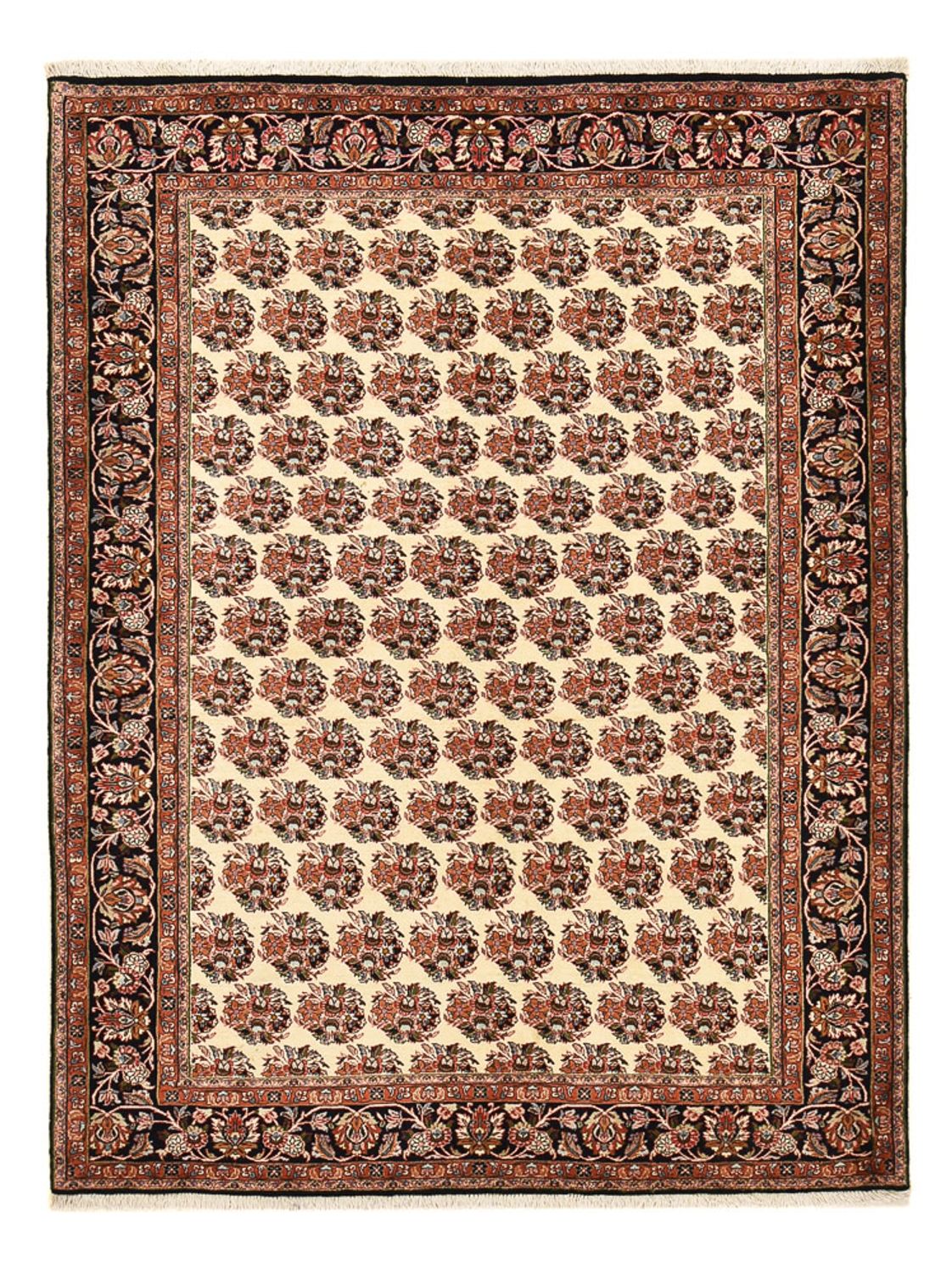 Perzisch tapijt - Bijar - 203 x 149 cm - donker beige