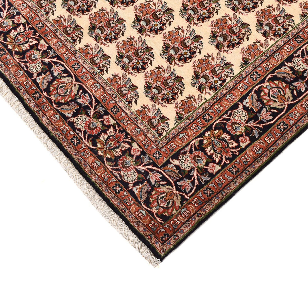 Perzisch tapijt - Bijar - 203 x 149 cm - donker beige
