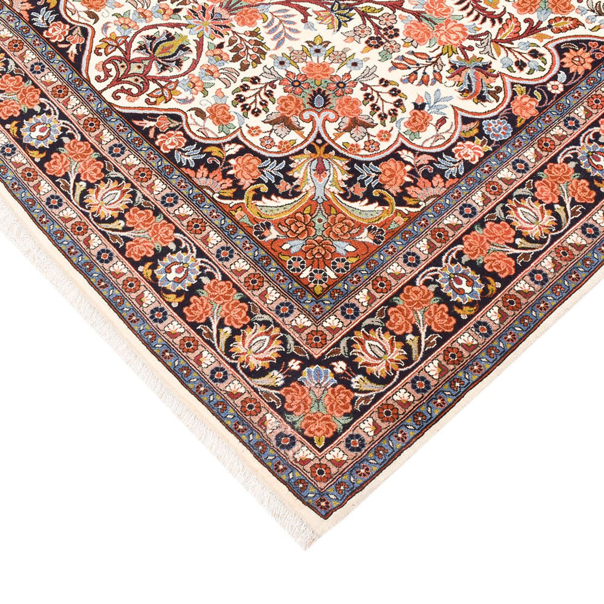 Perzisch tapijt - Bijar - 248 x 179 cm - beige