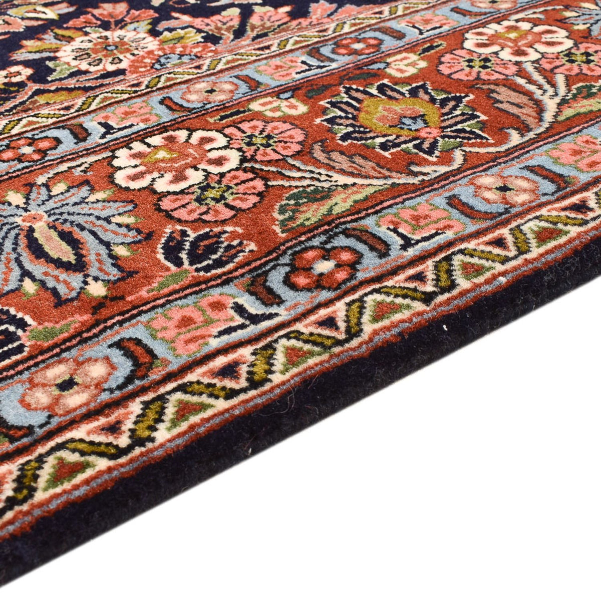 Perzisch tapijt - Bijar - 230 x 173 cm - donkerblauw