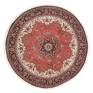 Perzisch tapijt - Bijar rond  - 150 x 150 cm - rood
