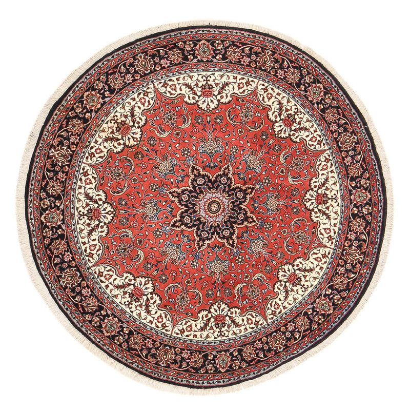 Perzisch tapijt - Bijar rond  - 150 x 150 cm - rood