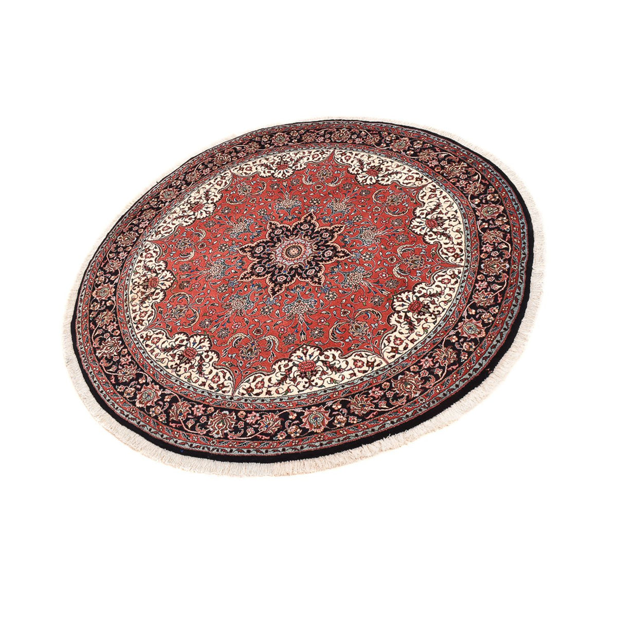 Perzisch tapijt - Bijar rond  - 150 x 150 cm - rood