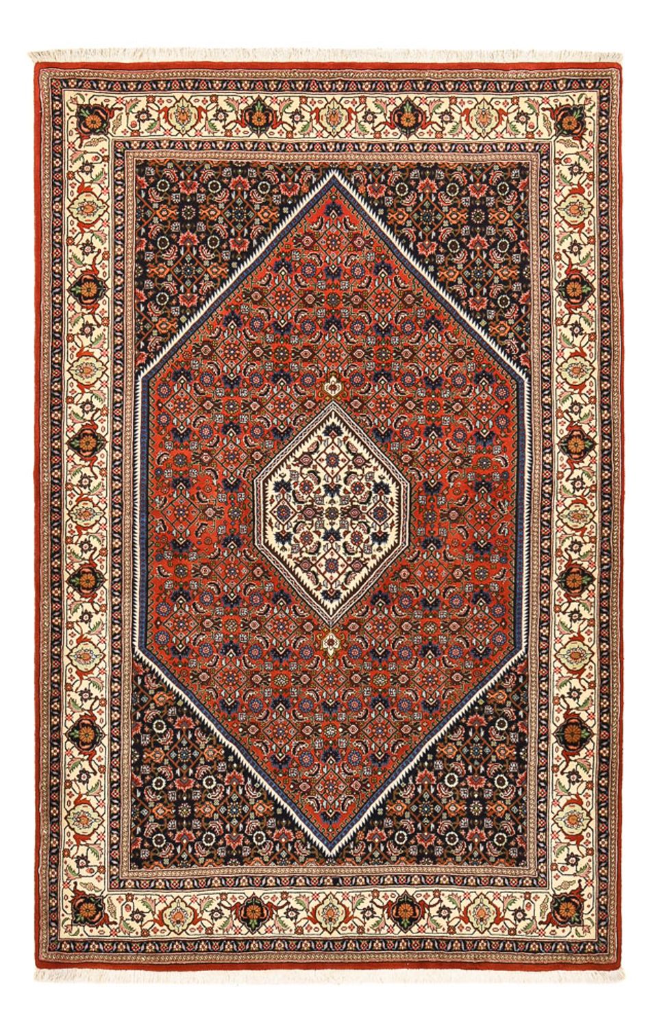 Perzisch tapijt - Bijar - 213 x 139 cm - roest