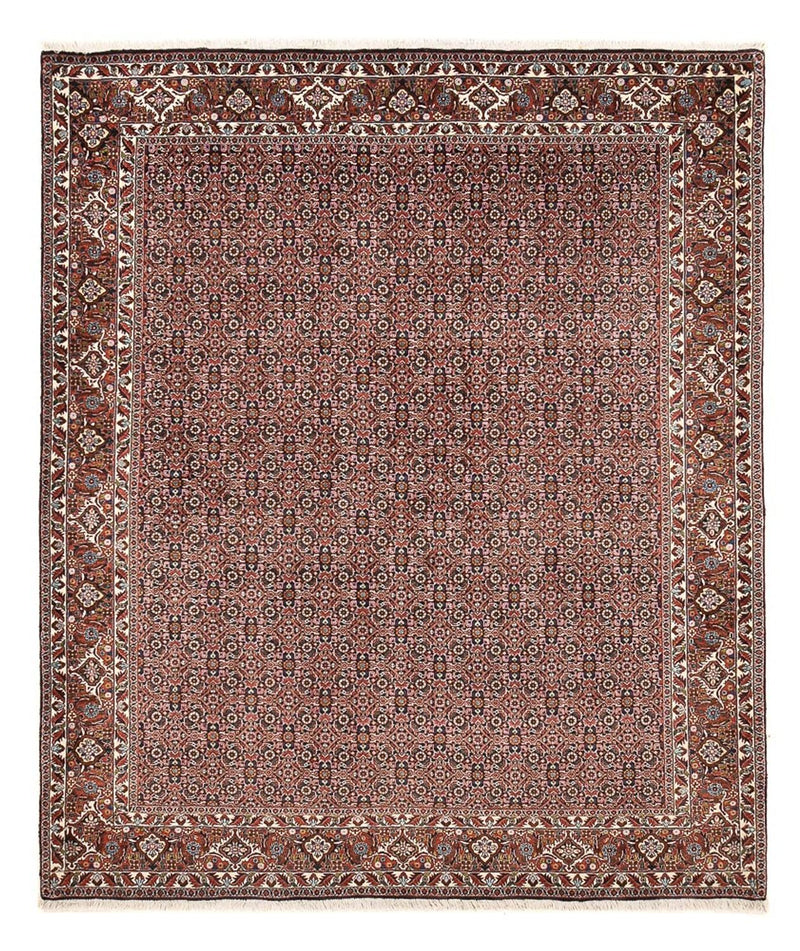 Perzisch tapijt - Bijar - 239 x 202 cm - roest