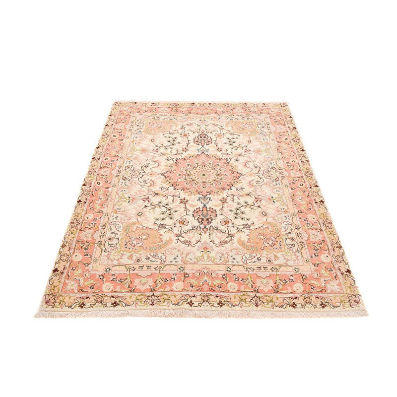 Perzisch tapijt - Tabriz - Royal - 210 x 153 cm - licht beige