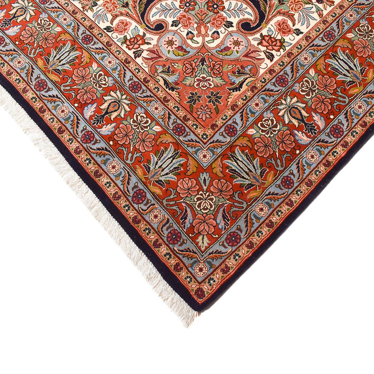 Perzisch tapijt - Bijar - 298 x 199 cm - donkerblauw