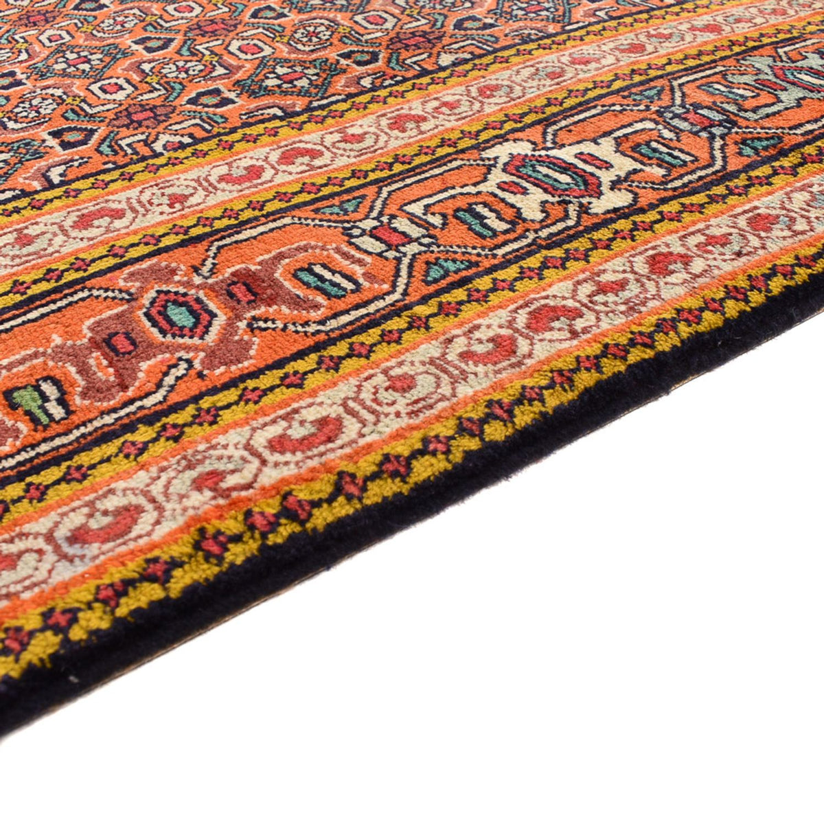 Perzisch tapijt - Bijar - 393 x 298 cm - donker beige