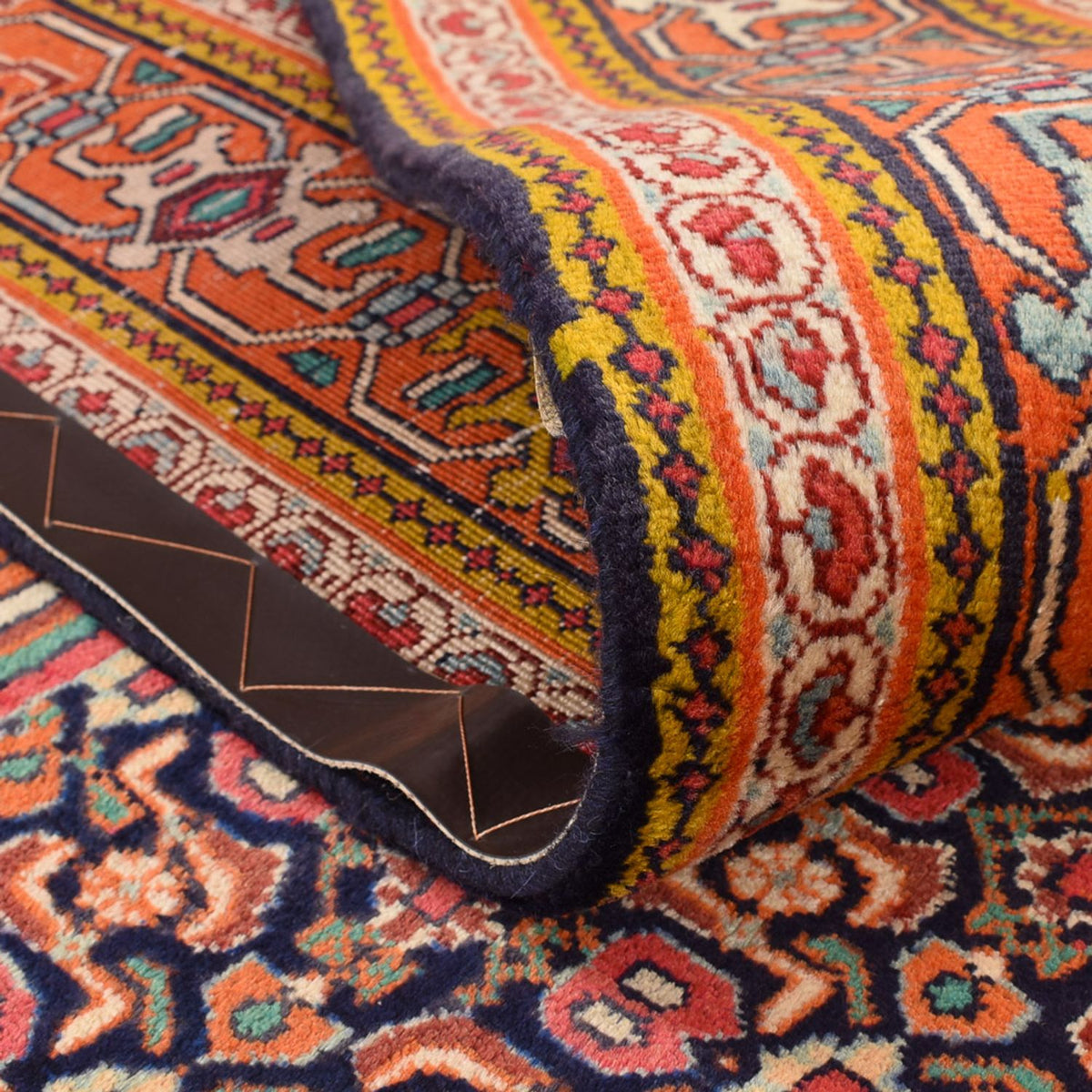 Perzisch tapijt - Bijar - 393 x 298 cm - donker beige