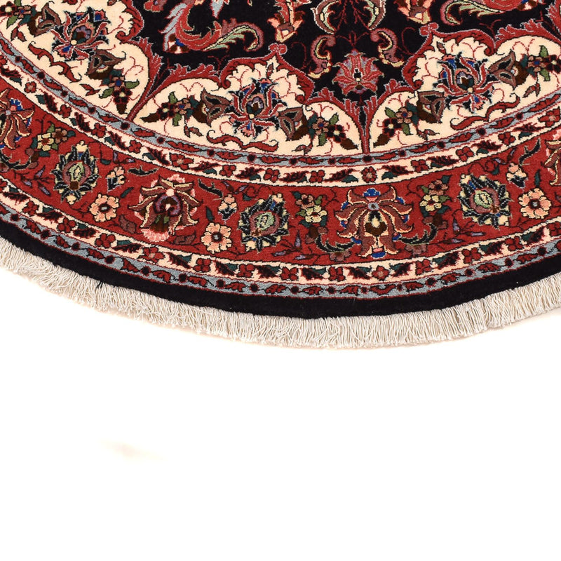 Perzisch tapijt - Bijar rond  - 155 x 155 cm - donkerrood