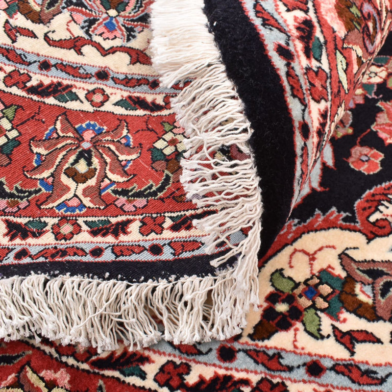 Perzisch tapijt - Bijar rond  - 155 x 155 cm - donkerrood