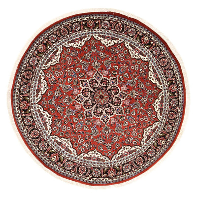 Perzisch tapijt - Bijar rond  - 145 x 145 cm - rood